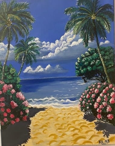 Sun-kissed Moments By The Shore