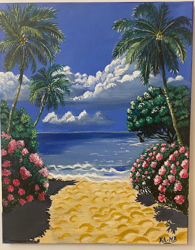 Sun-kissed moments by the shore