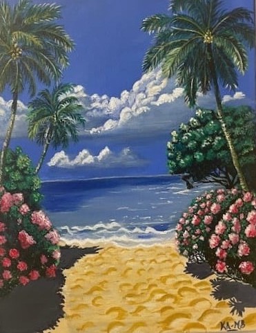 Sun-kissed Moments By The Shore
